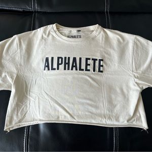 Alphalete Raw Edge Crop Top
